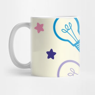 Cute Pastel Lightbulbs Mug